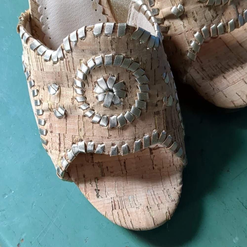 Jack Rogers Thompson Cork Wedge - Picture 2 of 12